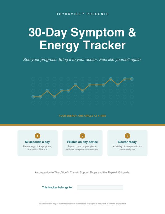 ThyroVibe™ 30 Day Energy Tracker